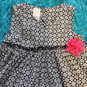 White and black Koala Kids Dress size 3T